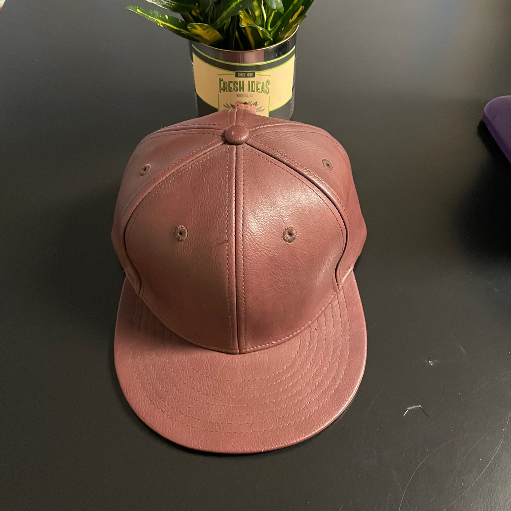 Pleather Strap Back